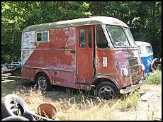 This was how the 1947 GMC Van looked when they started.